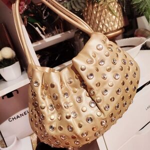 Gold jeweled bag (ADD ON ITEM)